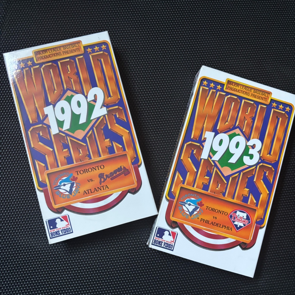 Blue Jays - World Series 1992 & 1993 VHS Set